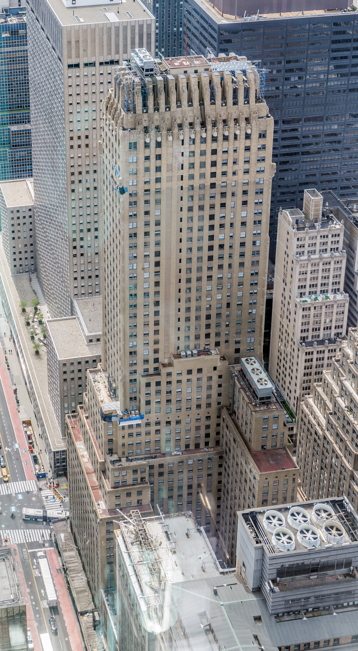 Chanin Building, New York City - View from One Vanderbilt. © Mathias Beinling